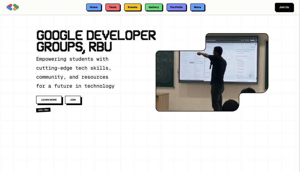 GDG RBU product screenshot